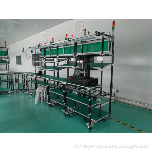 Testing Table with Lean Pipe Frame